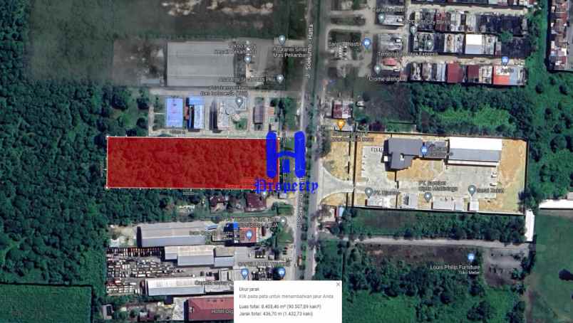 dijual tanah jalan soekarno hatta