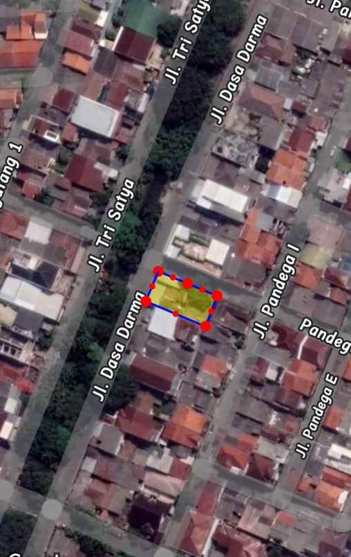 dijual tanah jl dasa darma pengasinan