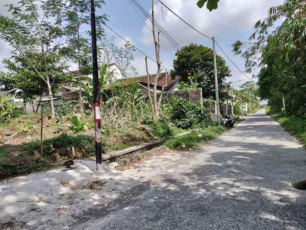 dijual tanah jl karangsari wedomartani