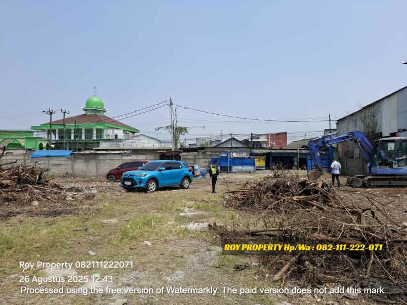 dijual tanah jl marunda makmur segaramakmur