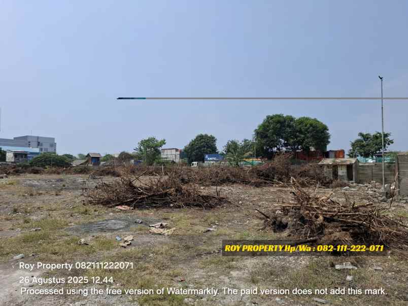 dijual tanah jl marunda makmur segaramakmur