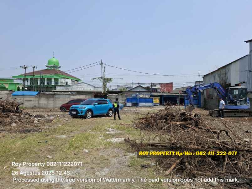 dijual tanah jl marunda makmur segaramakmur