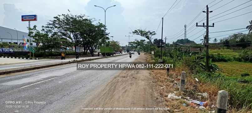 dijual tanah jl soekarno hatta rajabasa