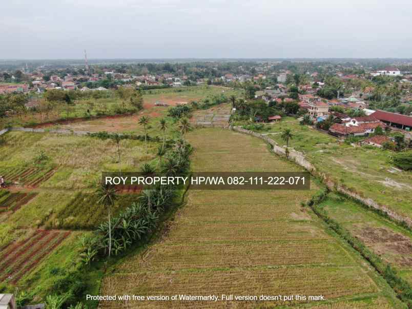 dijual tanah jl soekarno hatta rajabasa