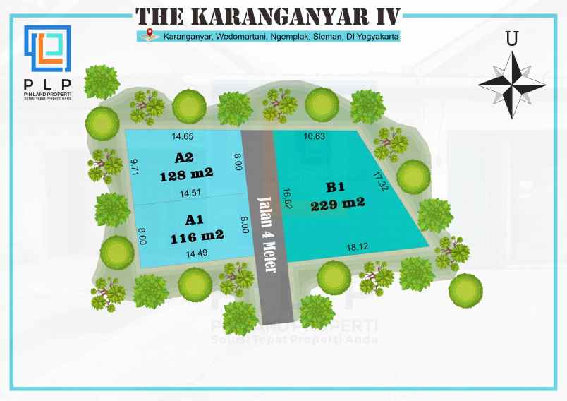 dijual tanah karanganyar wedomartani