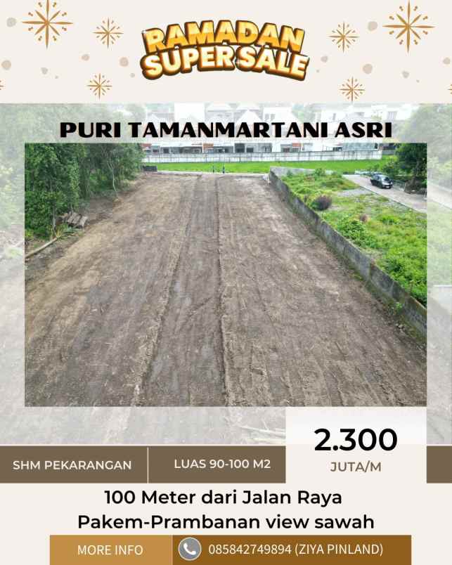 dijual tanah kenite tamanmartani