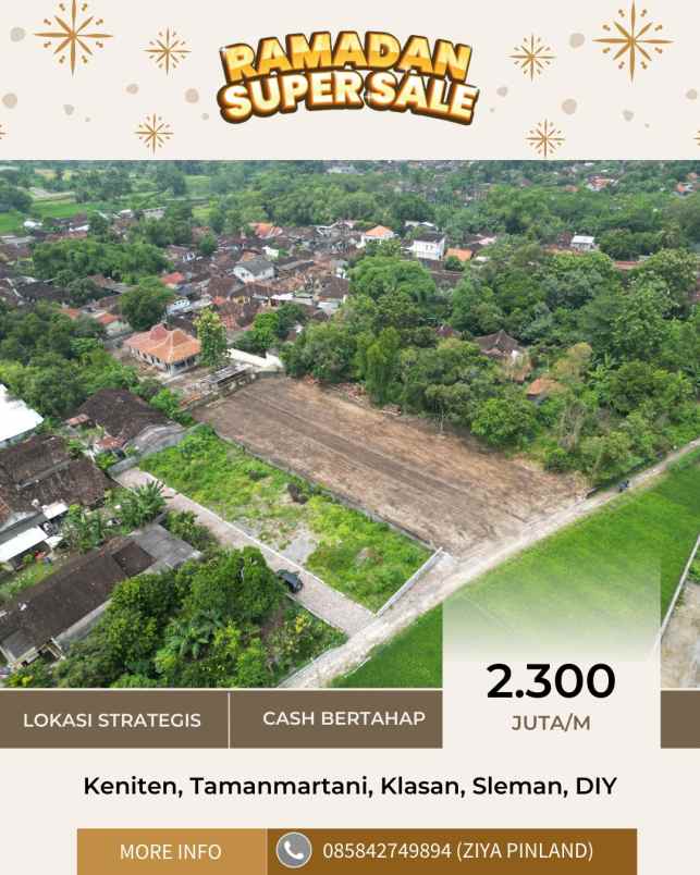 dijual tanah kenite tamanmartani