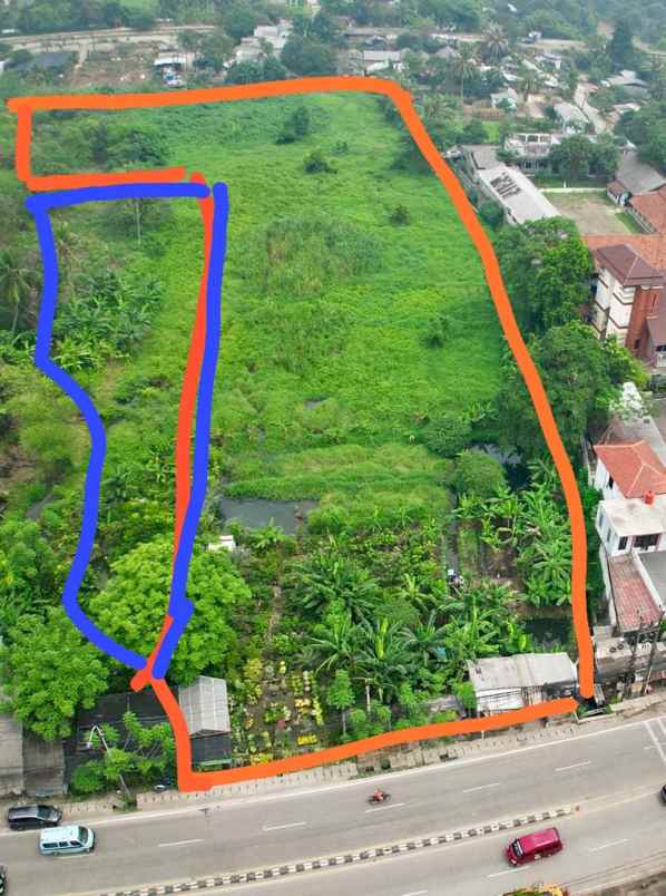 dijual tanah komersial 2 5 ha shm