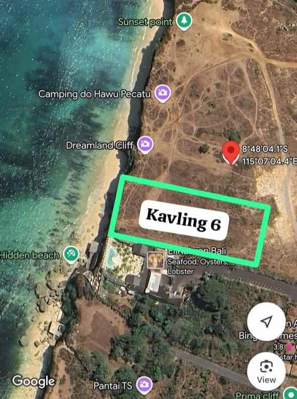 dijual tanah pecatu kuta selatan