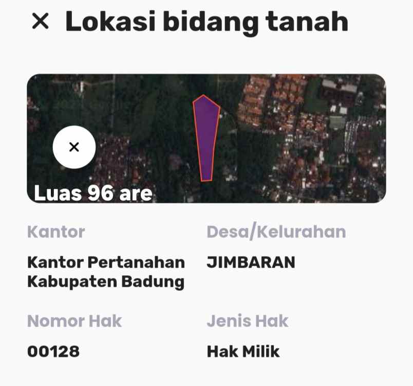 dijual tanah puri gading