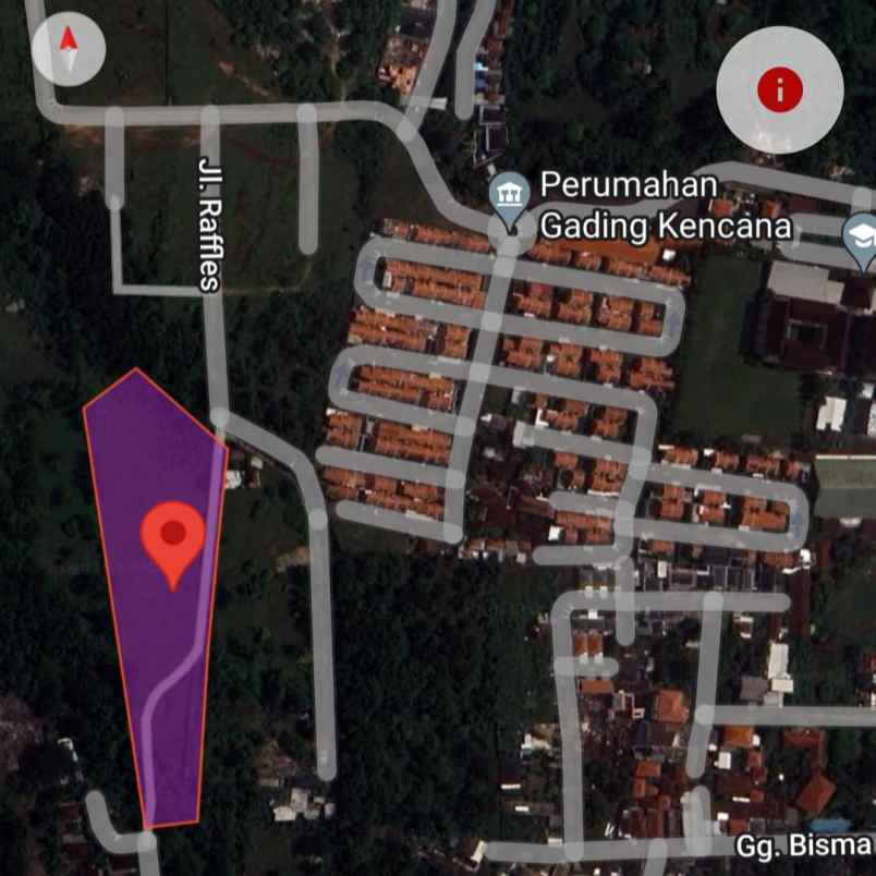 dijual tanah puri gading
