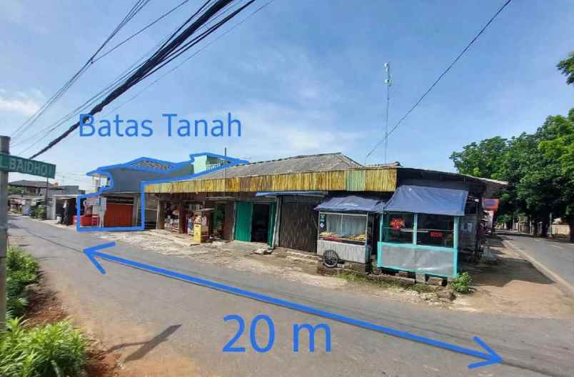 dijual tanah tanah komersial di jl