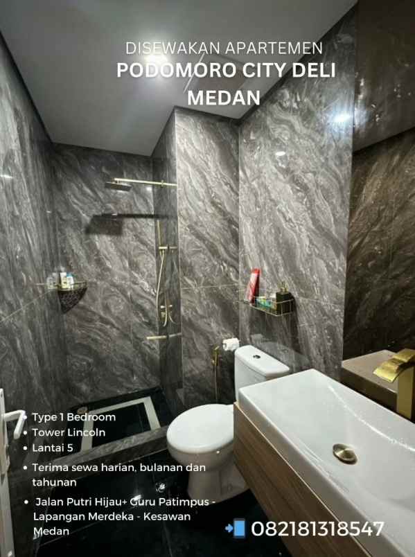 disewakan apartemen jalan putri hijau deli