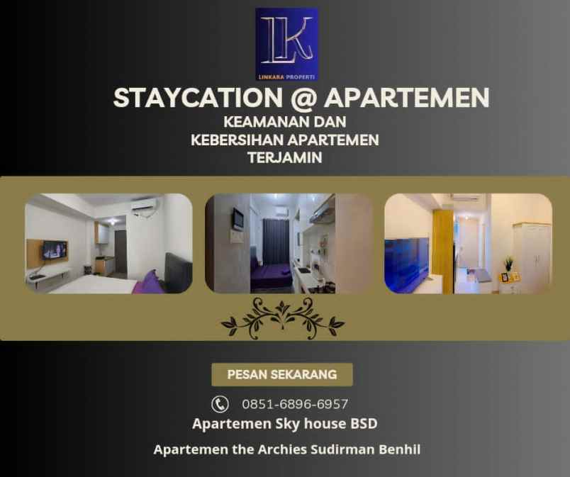 disewakan apartemen the archies sudirman benhil