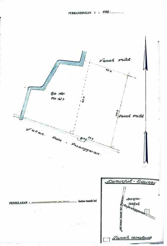 disewakan tanah pedungan