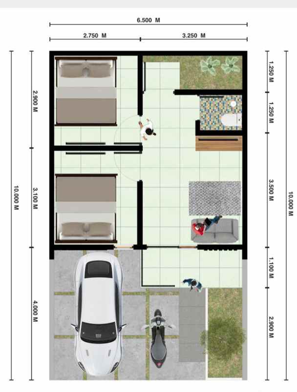 hunian asri bonus udara segar