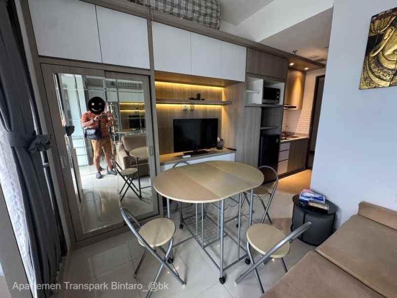 jual cepat studio apartment transpark bintaro
