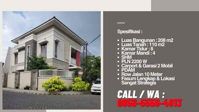 jual rumah 2 lantai delta sari sidoarjo