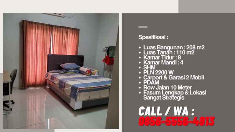 jual rumah 2 lantai delta sari sidoarjo