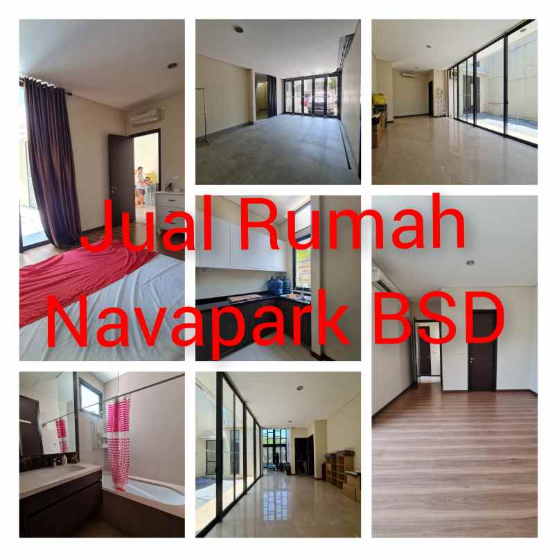 jual rumah navapark bsd tangerang selatan