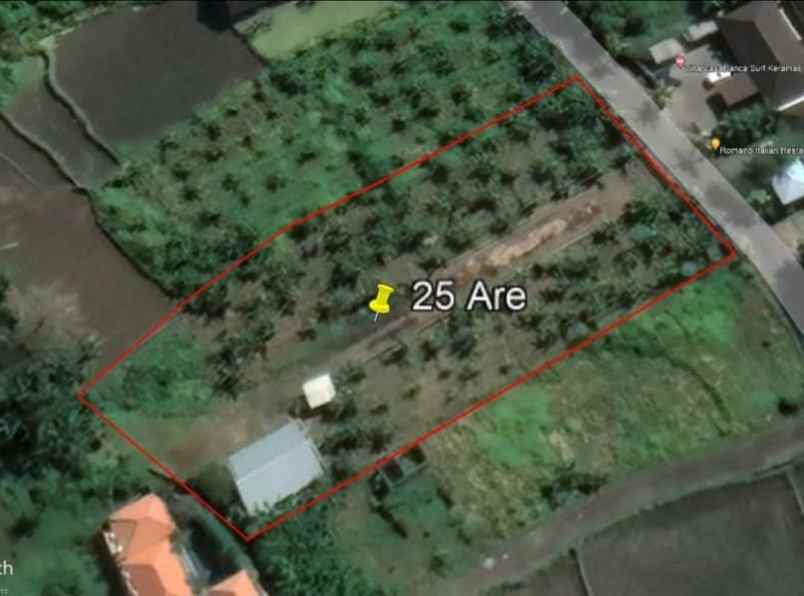 jual tanah dekat pantai keramas giayar bali