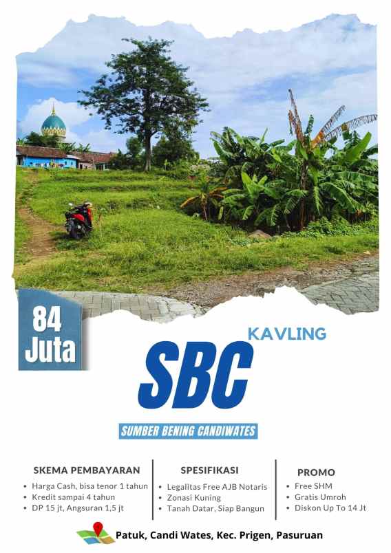 kavling di prigen akses mudah legalitas aman