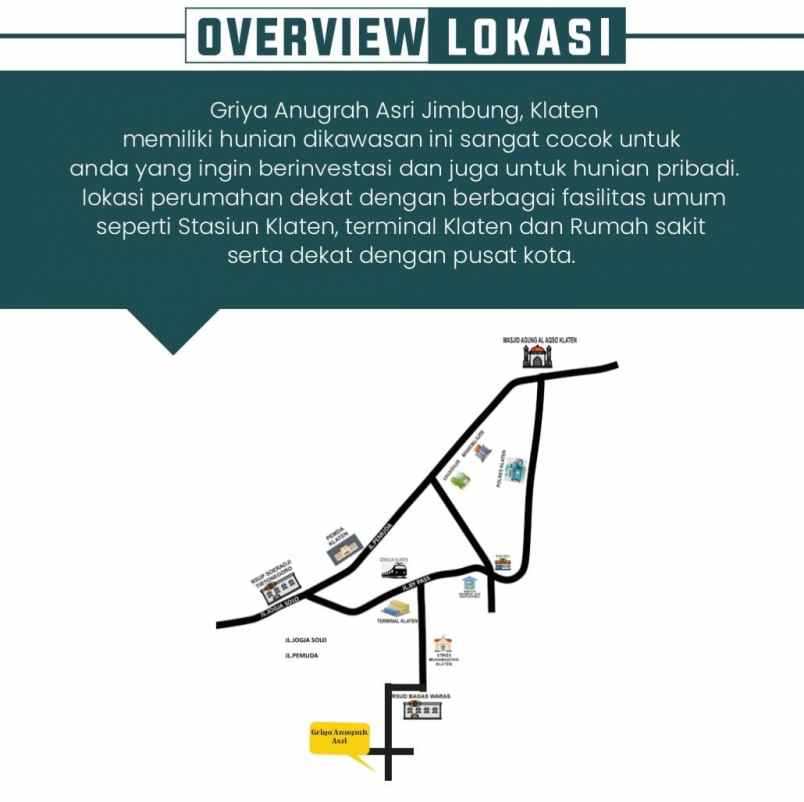 perumahan dekat rsud bagas waras klaten