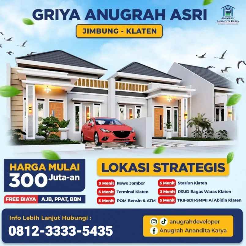 perumahan dekat rsud bagas waras klaten