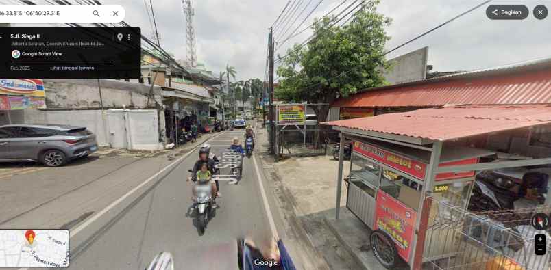 ruko 3 lantai di jl siaga pejaten jakarta