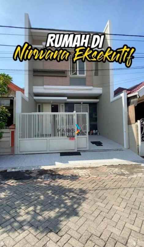 rumah 1 7 m dekat merr di nirwana eksekutif siap huni
