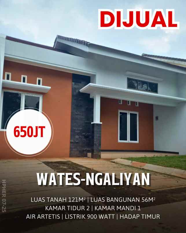 rumah baru siap huni wates ngaliyan semarang