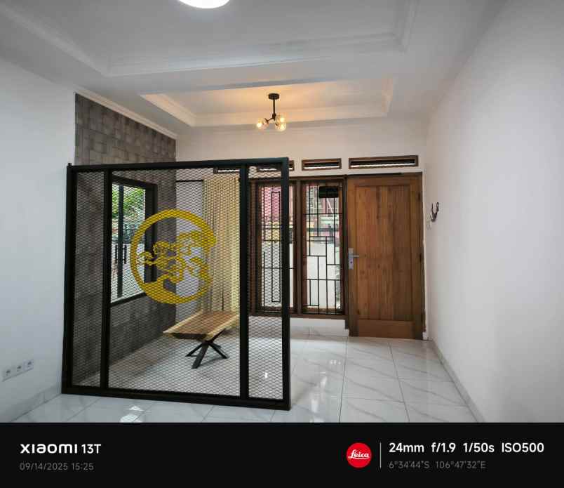 rumah di tengah kota bogor semi furnished
