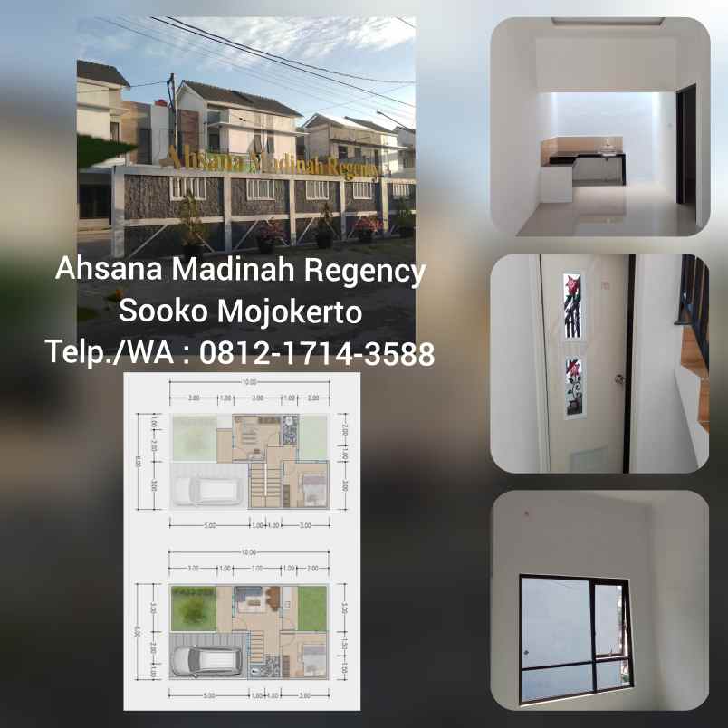 rumah dijual di sooko mojokerto ahsana madinah regency