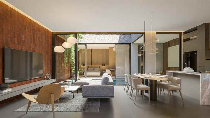 rumah kolam renang pribadi setu tangsel