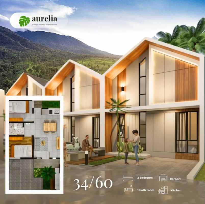 rumah komersil citra gading serang