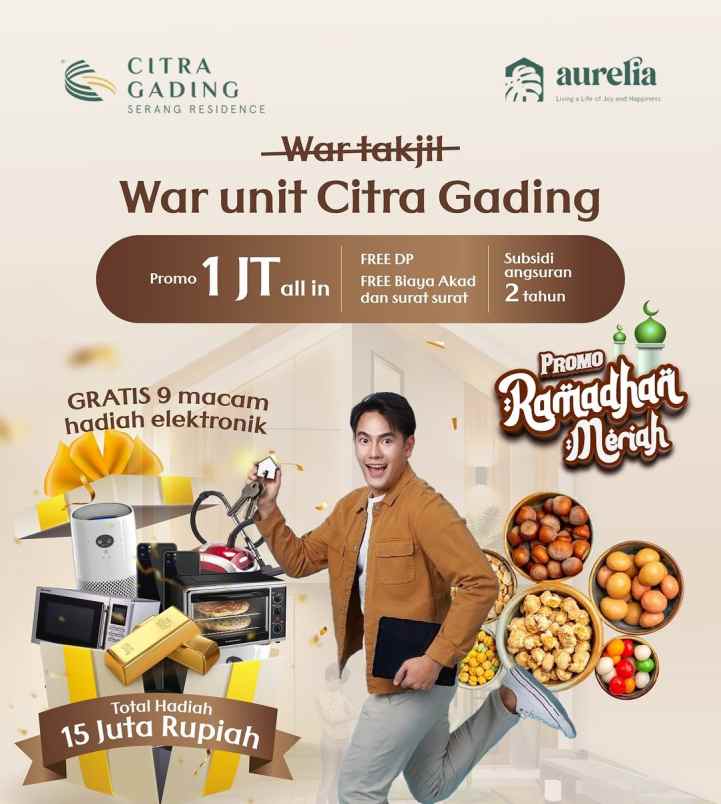 rumah komersil citra gading serang