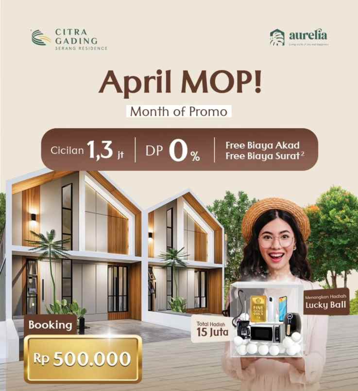 rumah komersil citra gading serang