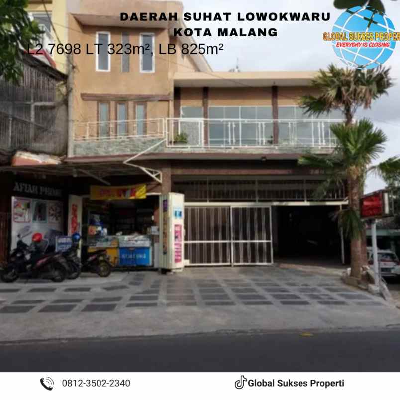 rumah kost 3 lantai poros jalan raya di suhat malang