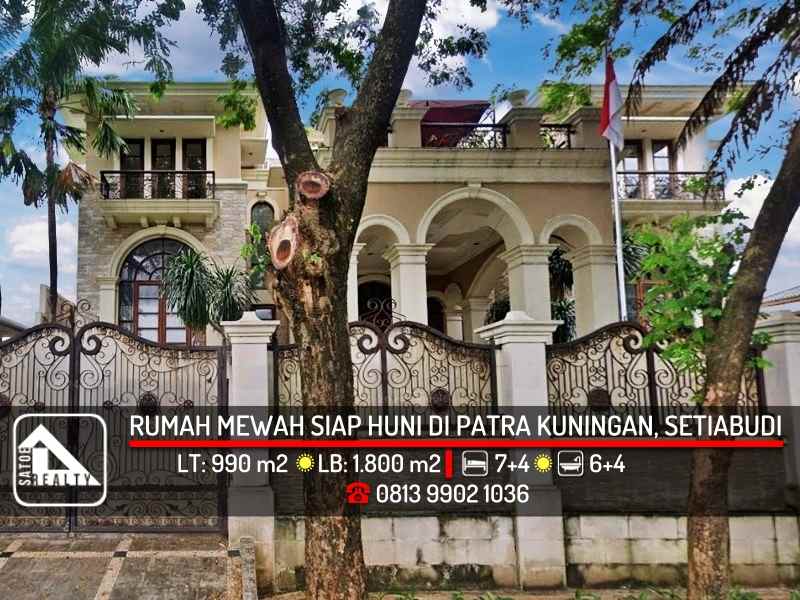 rumah mewah siap huni di jl patra kuningan setiabudi