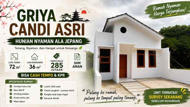 rumah minimalis ala jepang mulai 285 jutaan