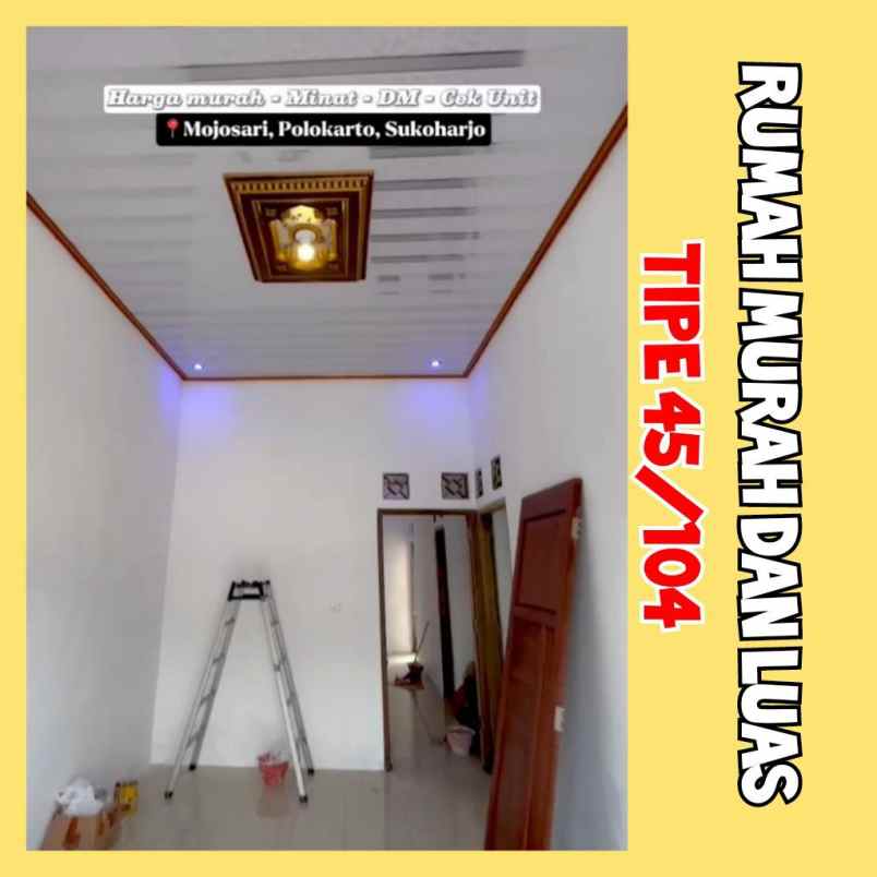 rumah siap huni dekat kantor kecamatan polokarto