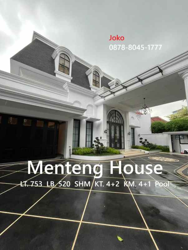 rumah super mewah di menteng jakarta pusat