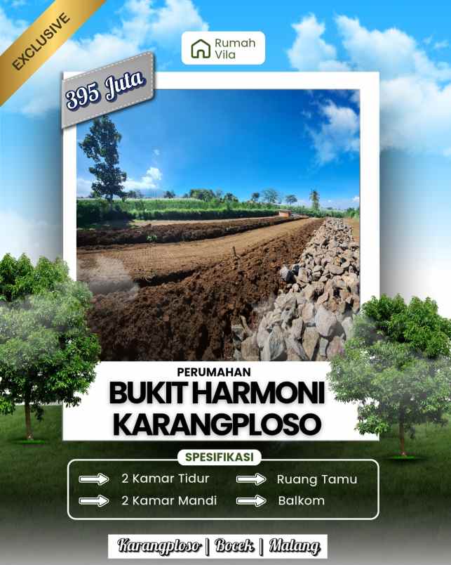 rumah villa di karangploso malang terbaru 2025