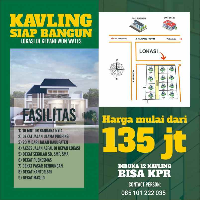 tanah jalan kh hisyam bendungan