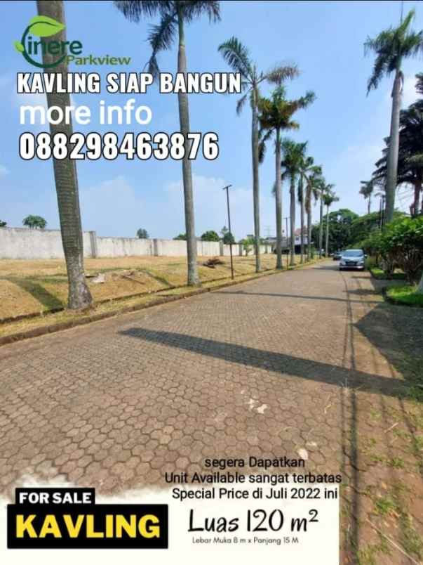 tanah jl cinere parkview raya