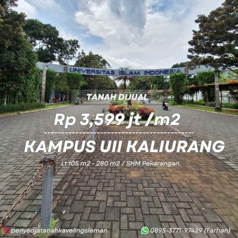 tanah kampus uii kaliurang yogyakarta