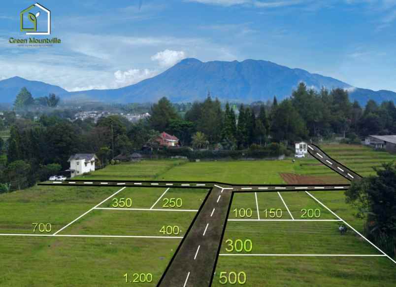 tanah kavling murah di green mountville puncak bogor