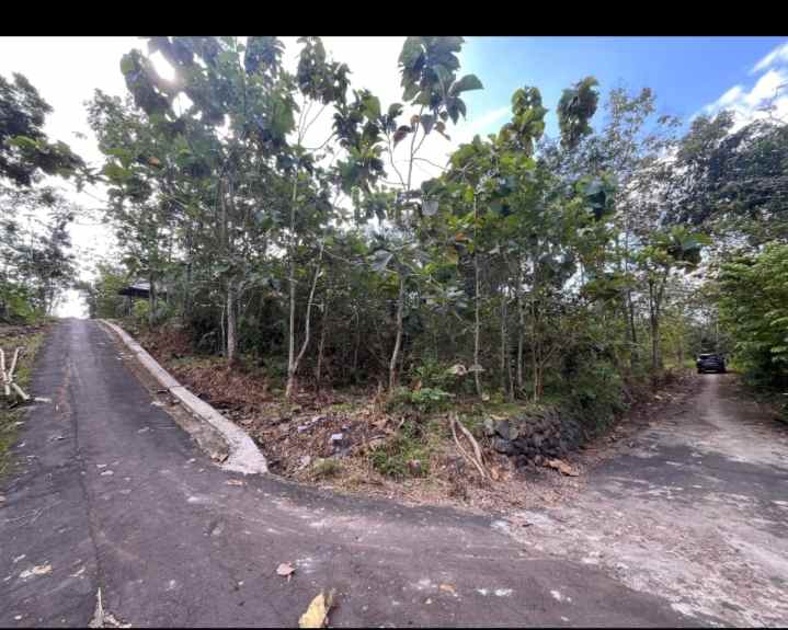 tanah pekarangan diapit dua jalan