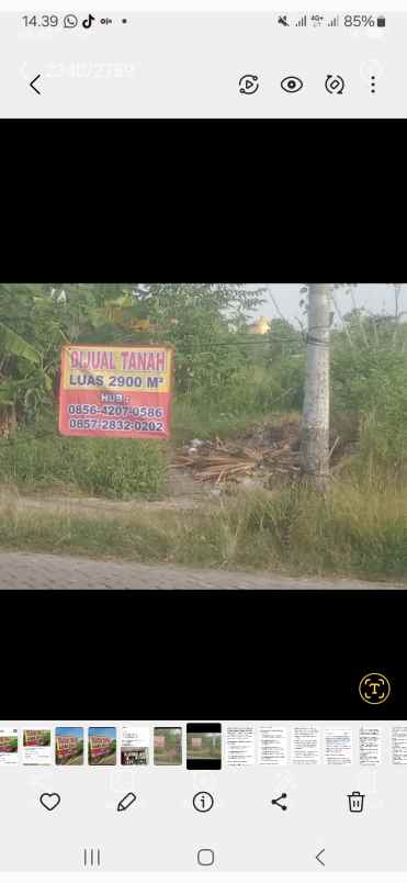 tanah strategis padat pemukiman perumahan