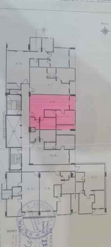 2 br 80 m2 lt 3 apartemen dago butik bandung